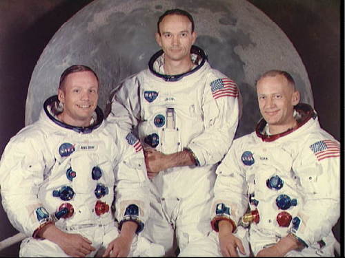 Foto echipaj Apollo 11 (c) NASA